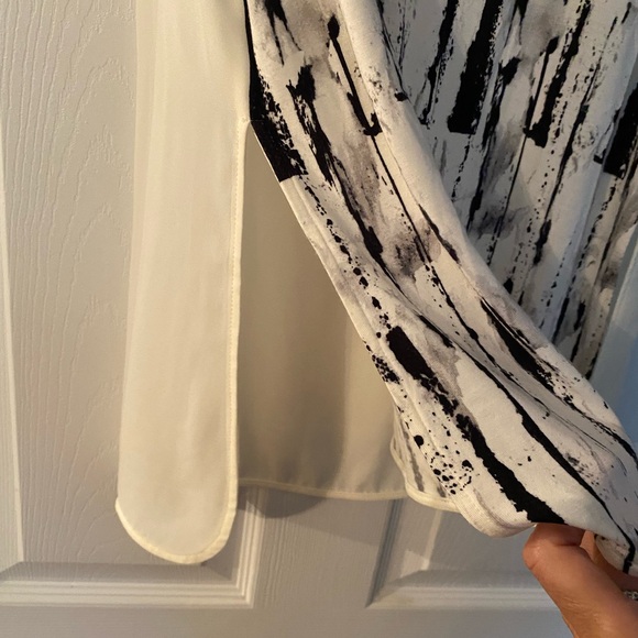 Rose & olive long top size S - Picture 6 of 8